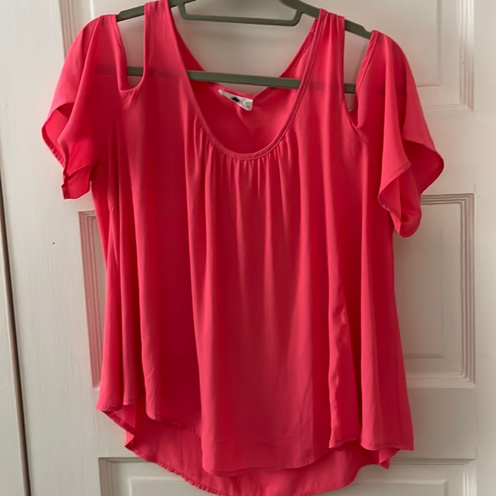 Hot Pink Off the Shoulder